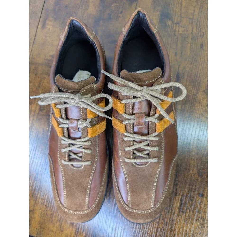 Cole Haan Suede Leather Lace Up Sneakers Shoes Size 10M